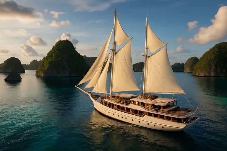 Een luxe zeilvakantie in raja ampat: ontdek de schoonheid en avontuur
